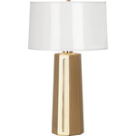 Robert Abbey - Mason Table Lamp - Polished Gold Mason Contemporary Table Lamp