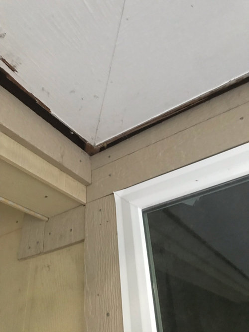 Is it normal to leave these gaps between siding and the roof?