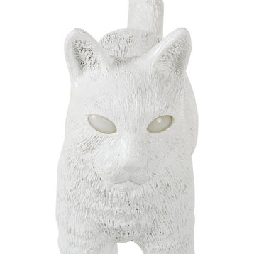 Felix The Cat Rechargeable Lamp, White by Seletti