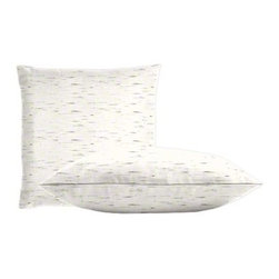 Cushion Source - Sunbrella Frequency Parchment Throw Pillow Set - Outdoor Cushions And Pillows