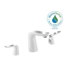 White bathroom faucets