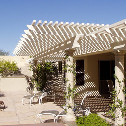 Custom Lattice with Ivy - Gazebos