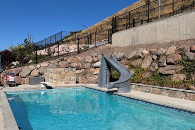 Example of a pool design in Salt Lake City