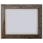 My Barnwood Frames - Cottonwood Rustic Barnwood Frame, 18"x18" - *PLEASE NOTE - Glass is included with frame sizes 16x20 or smaller. Larger sizes do not include glass due to the high risk of breakage in shipping.