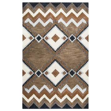 Rizzy Home Tumble Weed Loft Collection Rug, 2'6"x8'