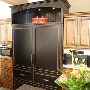 Timber frame, rustic kitchen