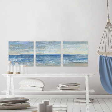 Beach Escape II Triptych