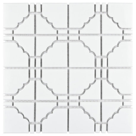 Osaka Glossy White Porcelain Floor and Wall Tile