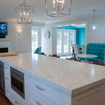 Kitchen Remodel and Living Room Addition in Villanova, PA