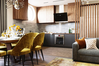 Дизайн интерьера гостиной для квартиры в "Северной Гардарике"(вариант 2)
