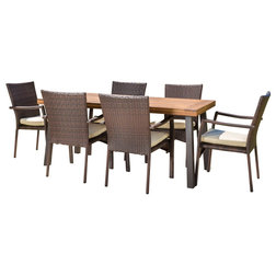 Tropical Outdoor Dining Sets by GDFStudio