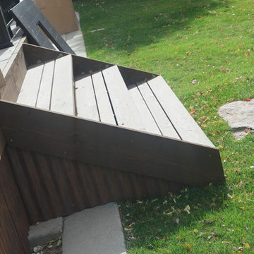 deck fix and Tongue and groove wall pergola