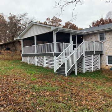 Screen Room Addition to Existing Home