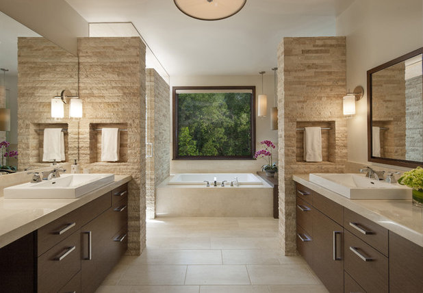 Contemporary Bathroom by Mosaic Architects Boulder