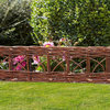 Woven Willow Edging with Cross Pattern, 16"H x 47"L