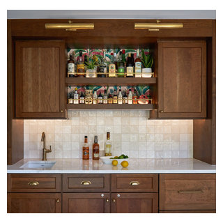Libertyville First Floor Renovation - Eclectic - Home Bar - Chicago ...