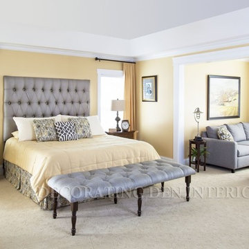 Yellow and Gray Bedroom
