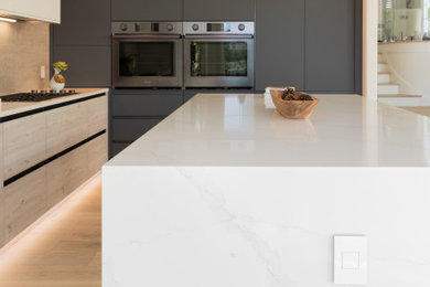 Minimalist kitchen photo in Orange County