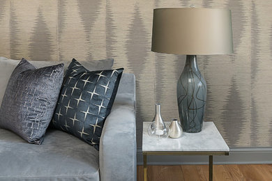 Inspiration for a modern living room remodel in Orange County