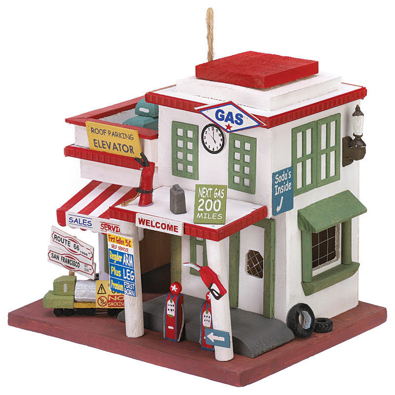 Gas Station Birdhouse