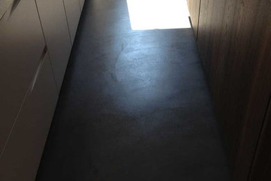 Pavimento in cemento abitazione privata Como