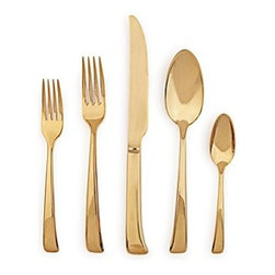 Sambonet Imagine Gold 5 Piece Place Setting - Flatware And Silverware Sets