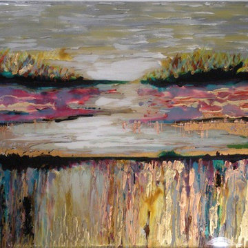 Temperature Sensitive Color Changing Backsplash Art