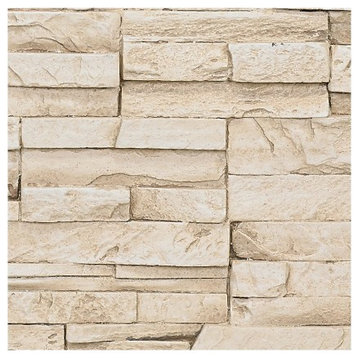 Faux Stone Wall Panel - DURANGO, Almond, Sample