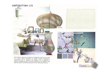 Salon en mode Japandi