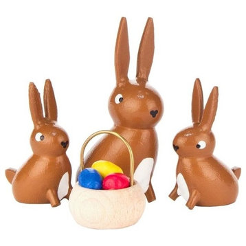 Dregeno Easter Figures, Rabbit Family