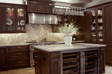 Elegant kitchen photo in San Diego
