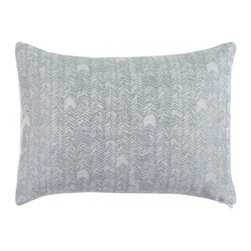 Herringbone Shame - Storm - Decorative Pillows