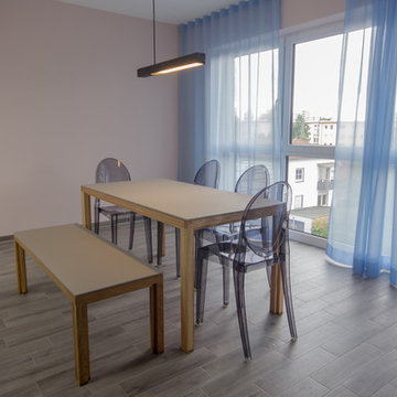 Raumkonzept, Einrichtungsplan, Innenraumgestaltung für ein 107qm Neubauapartment