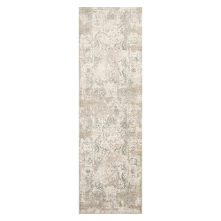 Safavieh Dallas Shag SGD258J Ivory / Seafoam Rug 2'3 x 8' Runner