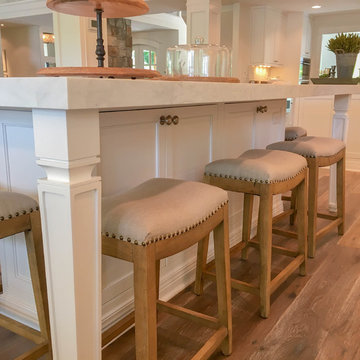 Two Island Kitchen featuring Acid Washed Hood & Top
