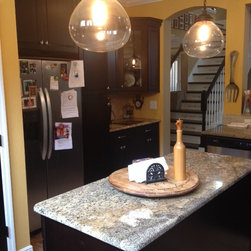 JAVA CABINETS AND FARM SINK - Kitchen Island Lighting