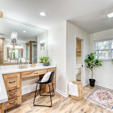 Rustic Master Bathroom Remodel