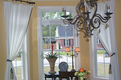 Elegant living room photo in Other