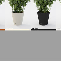 FASTIDIEU / Cache pot sa forme d&rsquo;hexagone sublimera vos plantes. Acier  / inox - Indoor Pots And Planters