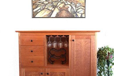 Made-to-Order "Prairie" Dining Storage