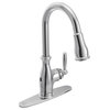 Moen 7185EW Brantford 1.5 GPM 1 Hole Pull Down Kitchen Faucet - Spot Resist