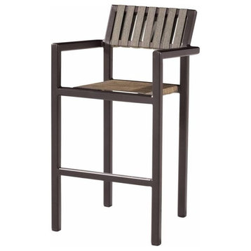 Amber Outdoor Bar Stool With Arms