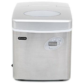 Whynter Portable Ice Maker 49 Lb Capacity - Stainless Steel