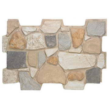 Faux Stone Wall Panel Aberdeen, Sahara, 24"x48" Wall Panel