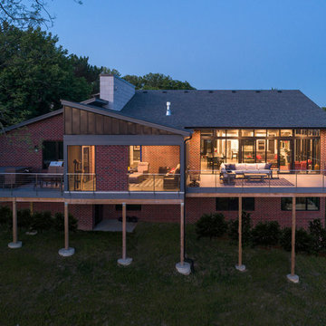 A Custom Contemporary One Story Home In Madeira, Ohio