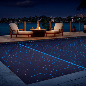 Glow in the Dark Pool Tile & Mosaics