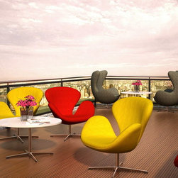 Swan Chair - Armchairs And Accent Chairs