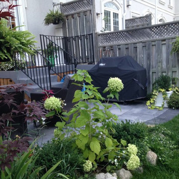 Pretty Townhouse Patio - the following season