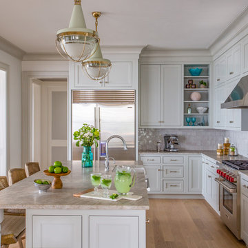 New Seabury Beach House Kitchen and Baths