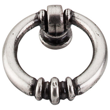 Newton Ring Pull, Pewter Antique, 1 1/2"